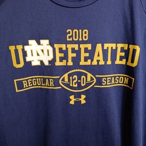 Under Armour Notre Dame Fighting Irish Throwback Performance 2XL XXLShirt NCAA
